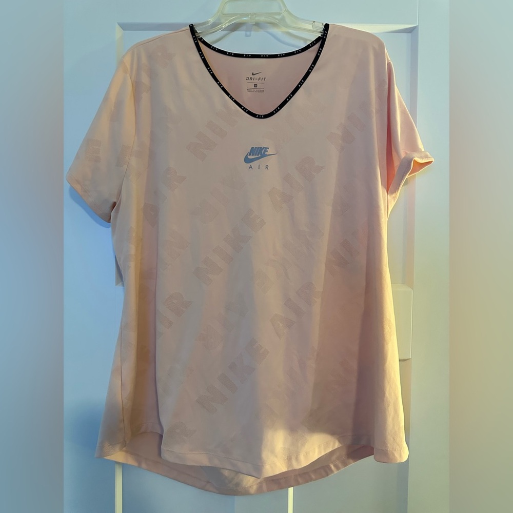 Nike Orange Pink Relaxed Short Sleeve Tee